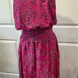 White House Black Market Pink Floral Dress